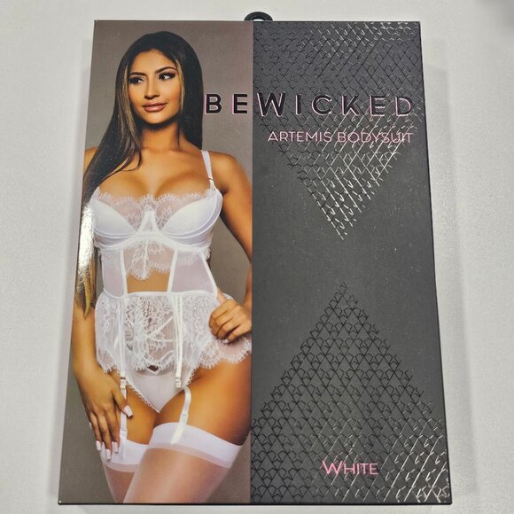 BeWicked -Artemis Bodysuit White Lingerie - Picture 2 of 7